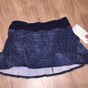 Lululemon Athletica Blue Pace Setter Skirt